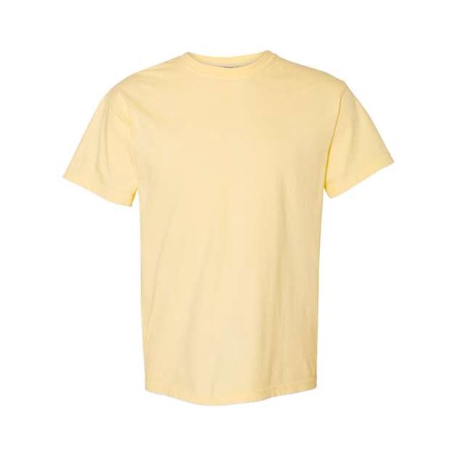 Comfort Colors - Camiseta RS de peso pesado para adulto, 2XL, PLÁTANO Colores Confort 1717