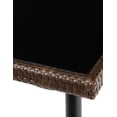 thumbnail image 2 of Naterial Mesa de jardín Zena 149 cm x90 cm, Acero y Vidrio Negro, 2 of 6