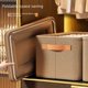 thumbnail image 1 of Caja de almacenamiento de ropa Cesta de almacenamiento de tela engrosada Caja de almacenamiento de ropa y pantalones Caja de almacenamiento de armario para el hogar del dormitorio, 1 of 3