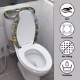 thumbnail image 4 of HELLHERO Christmas Snowman and Puppy Toilet Seat Cover 17x21 Inches Stretch Easy to Clean for Modern Bathrooms, 4 of 8