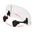 thumbnail image 3 of Motorcycle  Extension Heighten Windscreen Adjustable Wind Rain Air Deflector Add On Spoiler Screen for Universal Motorcycle Modification, 3 of 7