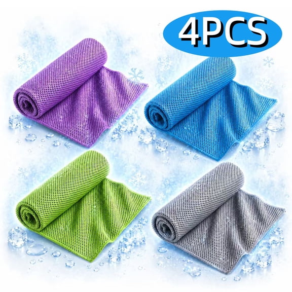 Cooling Towels for Neck and Face Sweat Workout Towels Camp Towel Ice Towel Soft Breathable Chilly Towel for Yoga, Sport, Gym, Camping