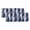 Blue, variant on Valances for Windows, Navy Blue Kitchen Curtains Valances 2 Pack for Living Room Bedroom Bathroom, Modern Moire Abstract Ripple Geometric Light Filtering Curtains Rod Pocket Valance 54"x18"