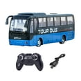thumbnail image 1 of Autobús escolar de juguete CUTICAT RC Azul alta simulación control remoto, 1 of 8