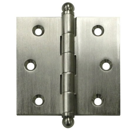 

Deltana CH2525U15 2-1/2 x 2-1/2 Hinge; with Ball Tips; Satin Nickel Finish