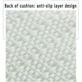 thumbnail image 5 of Nvzi Cojines para silla de comedor de algodón para silla de cocina (gris, 3 unidades, juego de 4), 5 of 5