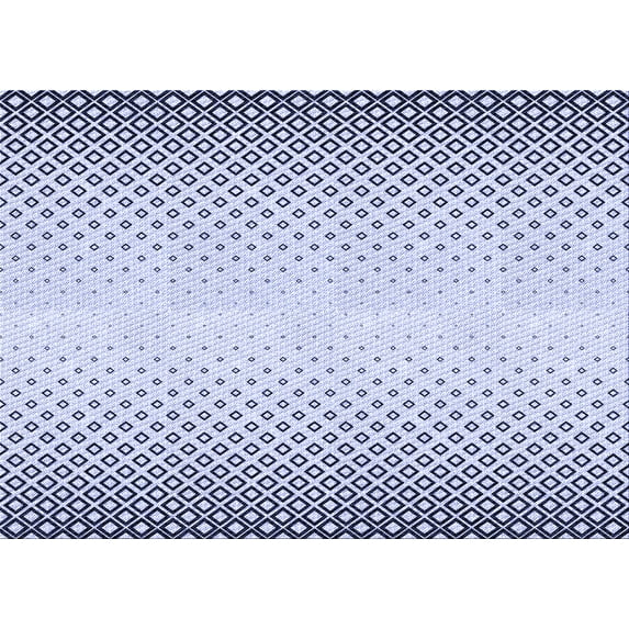 Ahgly Company Indoor Rectangle Patterned Lavender Blue Area Rugs, 6' x 9'