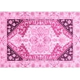 thumbnail image 1 of Ahgly Company Indoor Rectangle Abstract Pink Modern Area Rugs, 3' x 5', 1 of 4