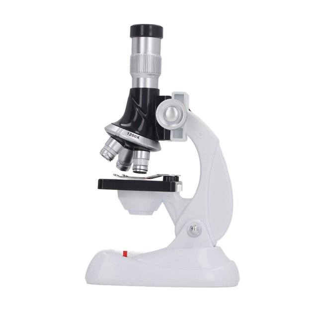 Microscopio Educativo, Kit De Microscopio Para Niños, Claro E Intuitivo, Funciona Con Pilas 100X 600X 1200X, Fácil Operación, ángulo Ajustable Para Enseñanza De Experimentos
