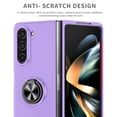thumbnail image 4 of for Samsung Galaxy Z Fold 7 Case, Phone Case Samsung Z Fold 7 5G, Slim Kickstand with 360 Rotating Ring Holder Shockproof Protetive Girls Women PC Cover for Galaxy Z Fold 7, Purple, 4 of 8