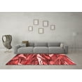 thumbnail image 3 of Ahgly Company Machine Washable Indoor Rectangle Abstract Red Modern Area Rugs, 6' x 9', 3 of 4