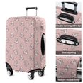 thumbnail image 5 of Pink Cow Cherry Pattern Luggage Cover Fashion Suitcase Cover Baggage Covers Fit 25-28 Inch Luggage (Go Travel), 5 of 5