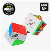 Rubik’s, 3x3 Magnetic Speed Cube & 2x2 Speed Cube 2-pack, Puzzle Cube for Ages 8 and up