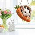 thumbnail image 4 of RICHMJ Happy Easter Bunny Hanging Sign Door Decorations for Home, Spring Easter Bunny Welcome Acrylic Sign Decor for Home Office Front Door (B), 4 of 5