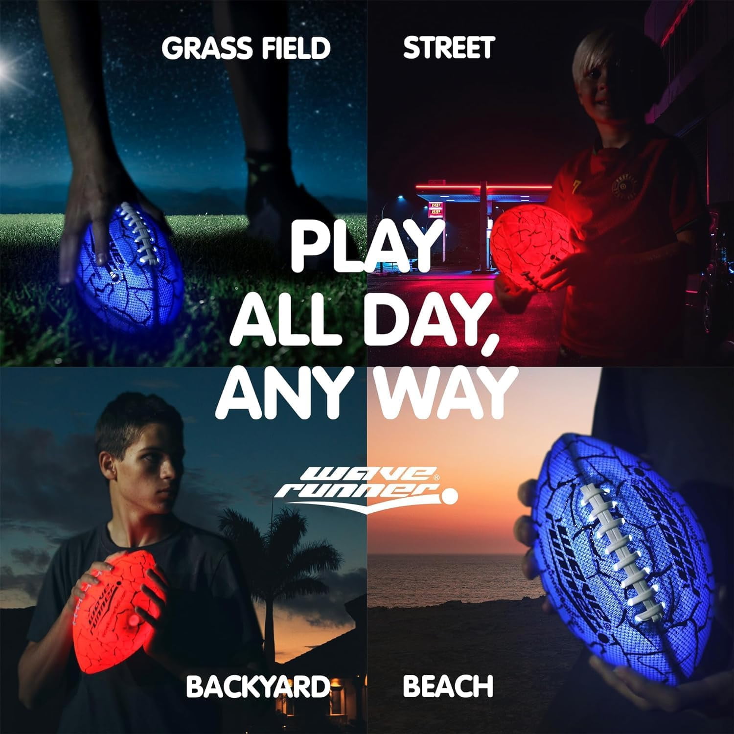 Airglow Grip-It Football - 9.25 Inches with Sure-Grip Technology