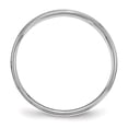 thumbnail image 2 of 10K White Gold 4mm Flat with Step Edge Band Ring Size 9.5, 2 of 7