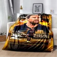thumbnail image 1 of Manta de franela de fútbol superstar para adultos y niños, manta portátil para decoración de sofá y cama, regalo, l-leo, messi-i, 1 of 5