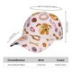 thumbnail image 2 of Fotbe Cute Dog Gorro Clásico de Béisbol, Gorra Ajustable con Broche Snapback, Gorro de Exterior de Algodón Suave, 2 of 6