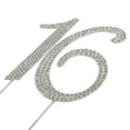 thumbnail image 4 of Decoración de tarta Verkelly Silver Elegant 16 para fiesta de cumpleaños, 4 of 5