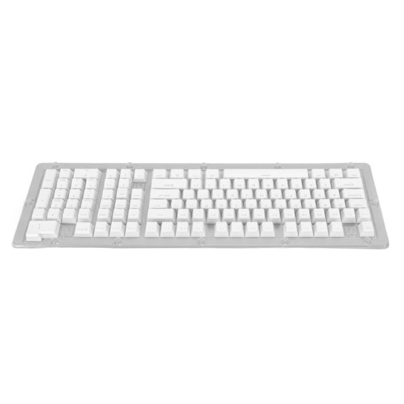 Keyboard Keycaps, Custom Keycaps Two Color Injection Translucent for Mechanical Keyboard White