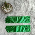 thumbnail image 4 of Generic Girls Bowknot Gloves 1 Pair Of Soft Breathable Bow Gloves for Stage Performances Parties and Special Events Perfect Accessory （One Size Green）, 4 of 6