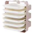 thumbnail image 1 of Kitchen Shelf 6-Layer Wall-Mounted Kitchen Drain Racks Multi-Layer Superimposed Vegetable Trays for Fruit, Vegetable and Nut Storage,Brown, 1 of 8