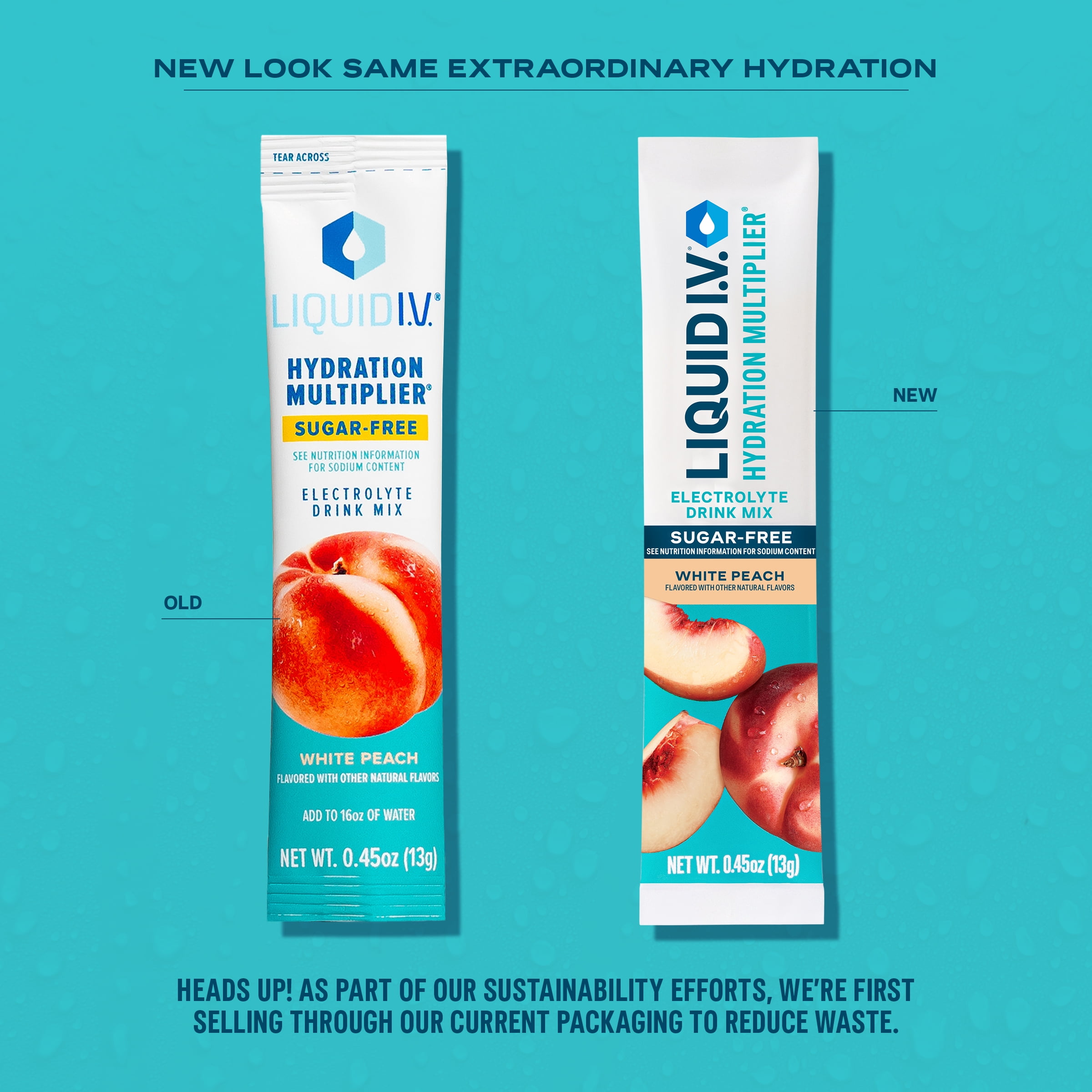 Liquid I.V.® White Peach, Lemon Lime, Raspberry Melon Sugar Free Hydration Multiplier® Variety Pack, 6 Count Packets, 3 Pack