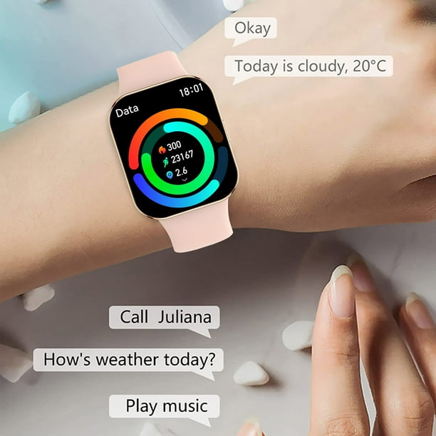 Waiimak Bluetooth 5.1 Talk Casual Smart Watch 1.85Inch Tft Full