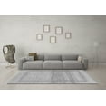 thumbnail image 3 of Ahgly Company Indoor Square Abstract Gray Modern Area Rugs, 4' Square, 3 of 4
