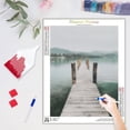 thumbnail image 4 of GATYZTORY - Juego completo de bordado de diamantes con vista al lago, punto de cruz, pintura de diamante 5d, taladro completo cuadrado, arte pintado a mano, regalo único, 4 of 5