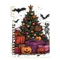 thumbnail image 7 of FORMRS 1-Subject Spiral Notebook 8" x 5" College Ruled 60 Refillable Sheet, 2 Pack, Purple Halloween Christmas Trees, 7 of 7