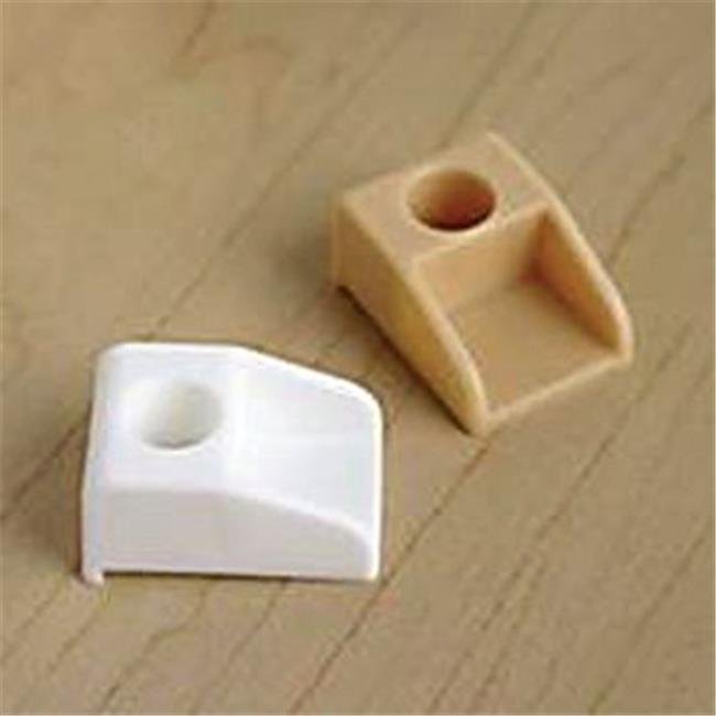 0.43 in. Thick Interior Rollout Drawer Bumpers White