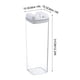 thumbnail image 2 of Recipiente Hermético para Alimentos | Cierre Fácil | Frasco de Plástico Transparente para Cocina | 1900 Ml, Tamaño Xl | Caja Sellada para Conservar Alimentos Secos, 2 of 2