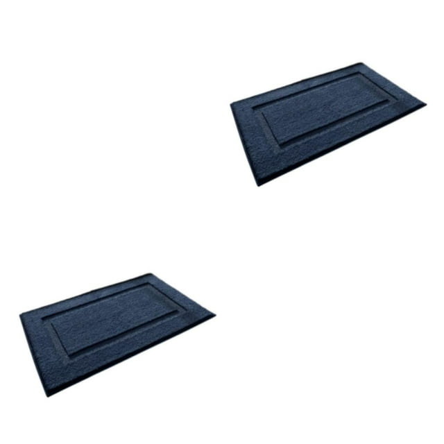 relayinert 1/2/3 Anti-slide And Stylish Rug - Comfortable And Floor Mat For Bathroom Waterproof blue 40*60cm 2PCS