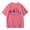 Z1Hot Pink, variant on lnmuld Girls Summer Casual Comfortable Loose Fit Hooded Short Sleeve Front Pocket Tee - Home School & Beach Outings Color:Green,Size:9-10 Years