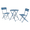 Peacock Blue, variant on Grand patio Premium Frame Patio Bistro Set, Folding Outdoor Patio Furniture Sets, 3-Piece Patio Set of Folding Patio Table and Chairs