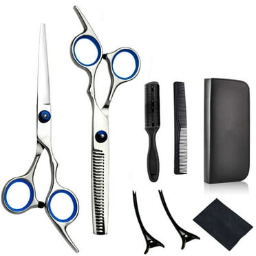 Bienvenido 8Pack Hair Scissors Set, Teeth Thinning Shears Trimming Hairdressing for Barber Salon Home