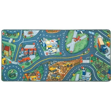 Learning Carpets LC 158 Play Carpets Airport Kids Rug