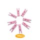thumbnail image 5 of Cateissary Paquete de 100 clavijas de Tarjeta de artesanía de boda Clips de imagen de papel de teléfono Fiesta Escuela Oficina Artesanía Pinzas Rosa, 5 of 6