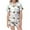 t#108White258, variant on CAIVO Child Outfit Sets Kids Cartoon Printed Button Down Lapel Short Sleeve Summer Shirt Tops Shorts Comfortable Sleep Boys Girls Soft Home Everyday Relaxed Fit Clothes Sets
