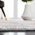 thumbnail image 4 of SAFAVIEH Meadow Giovanni Abstract Area Rug, Grey/Pink, 6'7" x 6'7" Round, 4 of 7