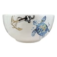 thumbnail image 1 of Marine Blue Sea Turtle Ceramic Large Soup Salad Rice Pasta Serving Bowl 95oz, 1 of 7