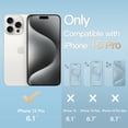 thumbnail image 2 of JETech Case for iPhone 15 Pro 6.1-Inch, Soft TPU Transparent Slim Protective Phone Cover with Shock-Absorption, Support Wireless Charging (Clear), 2 of 6