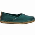 thumbnail image 2 of TOMS Women Petra Water Shoe Emerald Matte Iridescent Jute Wrapped Loafer, 2 of 4