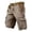 A-Beige893, variant on XIAOCHA Men's Washed Cotton Cargo Short Knee Length Belted Waist Trouser Durable Rugged Outdoor Shorts