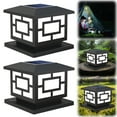 thumbnail image 4 of Lámpara Puerta Poste Pilar Jardín Tradicional Impermeable Solar para Al Aire Libre, 4 of 9