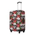 thumbnail image 2 of Bixox Washable Skull and Roses Printed Luggage Cover, Fashion Suitcase Protector Fits for Large luggage, 2 of 8