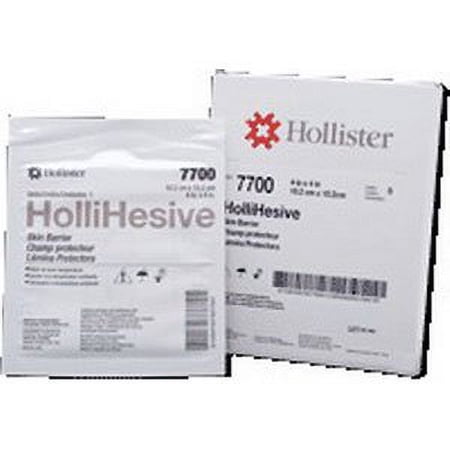 Hollihesive Trim to Fit Skin Barrier Wafer Adhesive Without Tape No Flange 5 per Box 7700