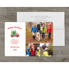 Truckful of Trees - Deluxe 5x7 Personalized Holiday Holiday Card