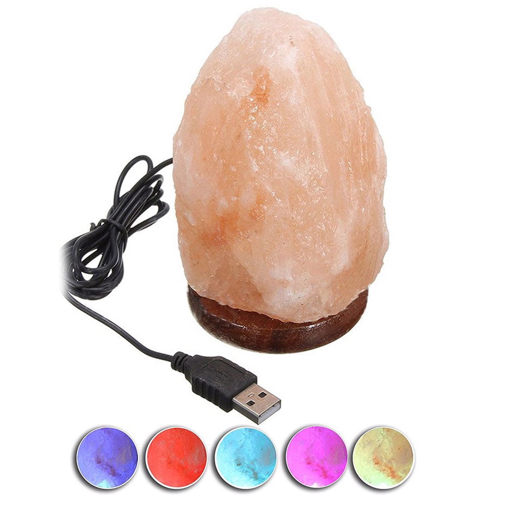Zimtown LED Colors USB Powered Himalayan Natural Rock Himalaya Salt Lamp Crystal Rock Walmart Zimtown LED Colors USB Powered Himalayan Natural Rock Himalaya Salt Lamp Crystal Rock Walmart